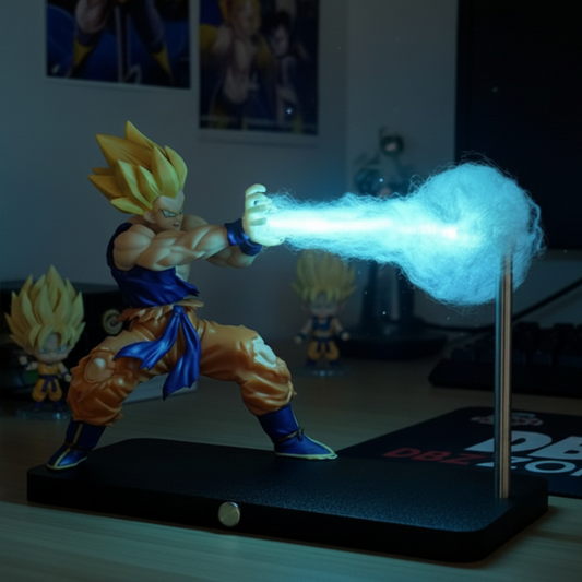 Goku Kamehameha Magnetic Lamp