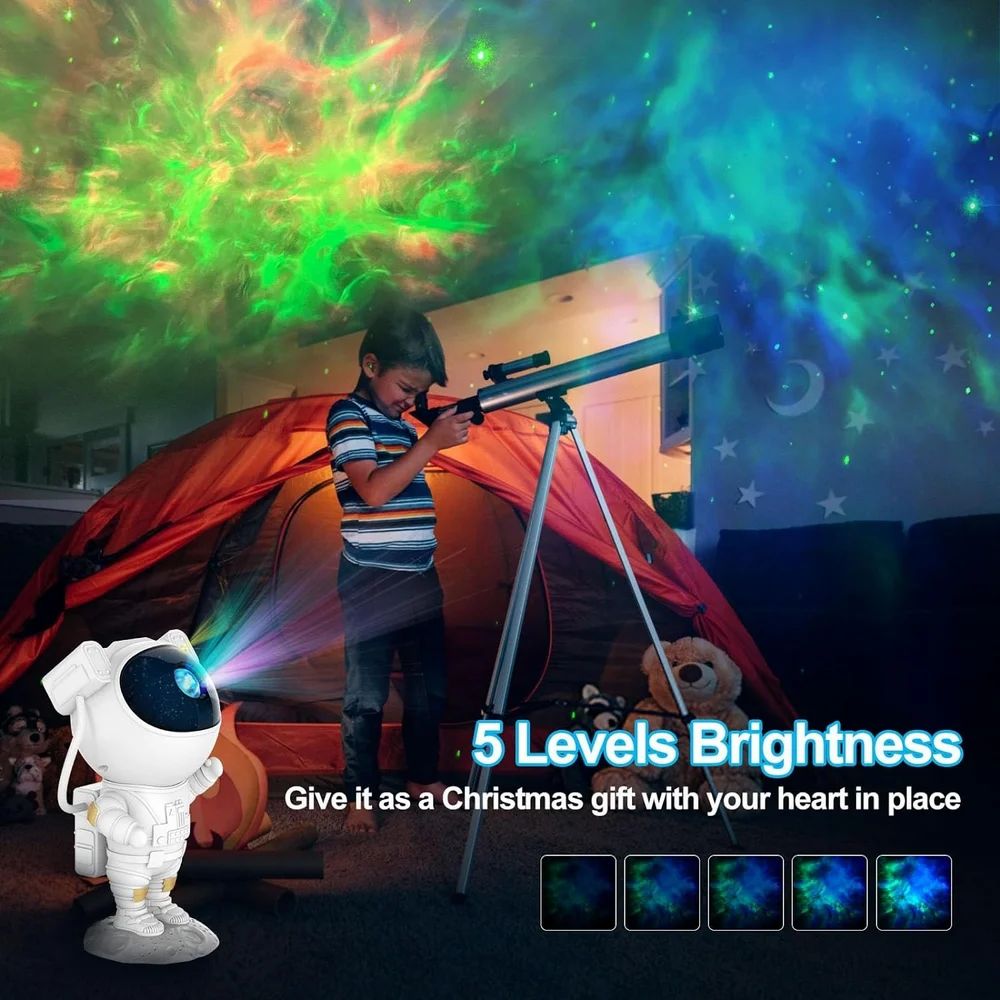Astronaut Starry Night Light Projector